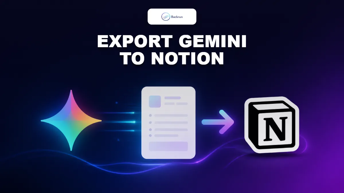 How to Export Gemini to Notion Without Losing Your Notes