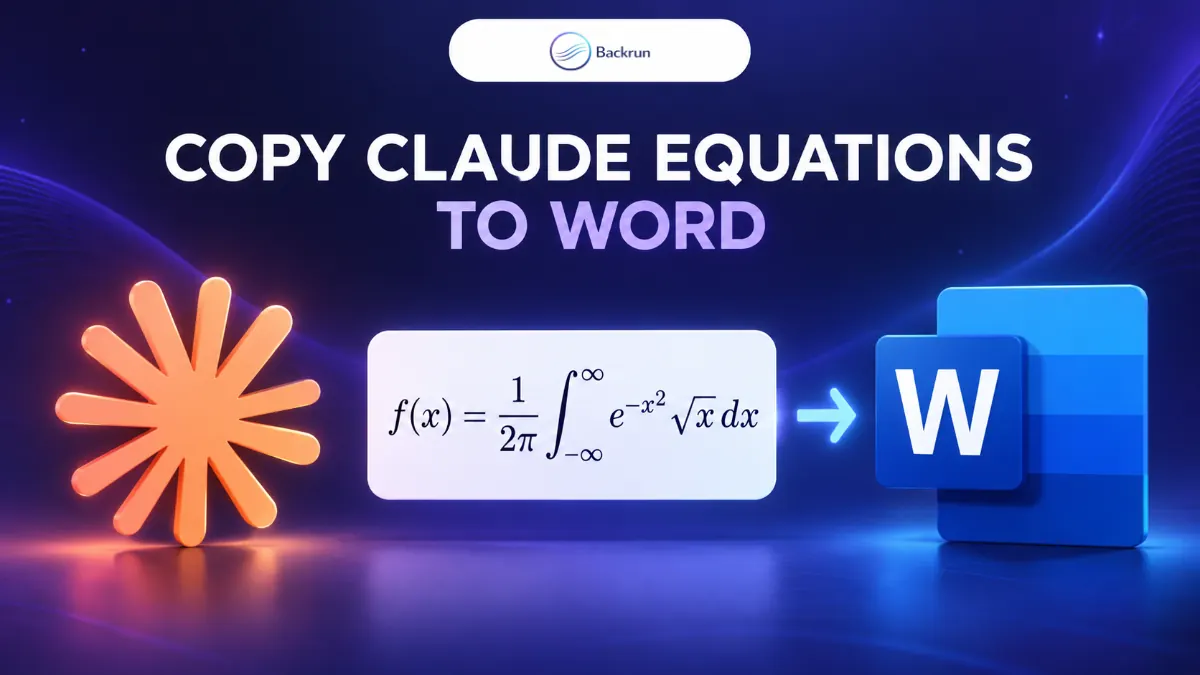 4 Ways to Copy Equations from Claude to Word Without Breaking Formatting