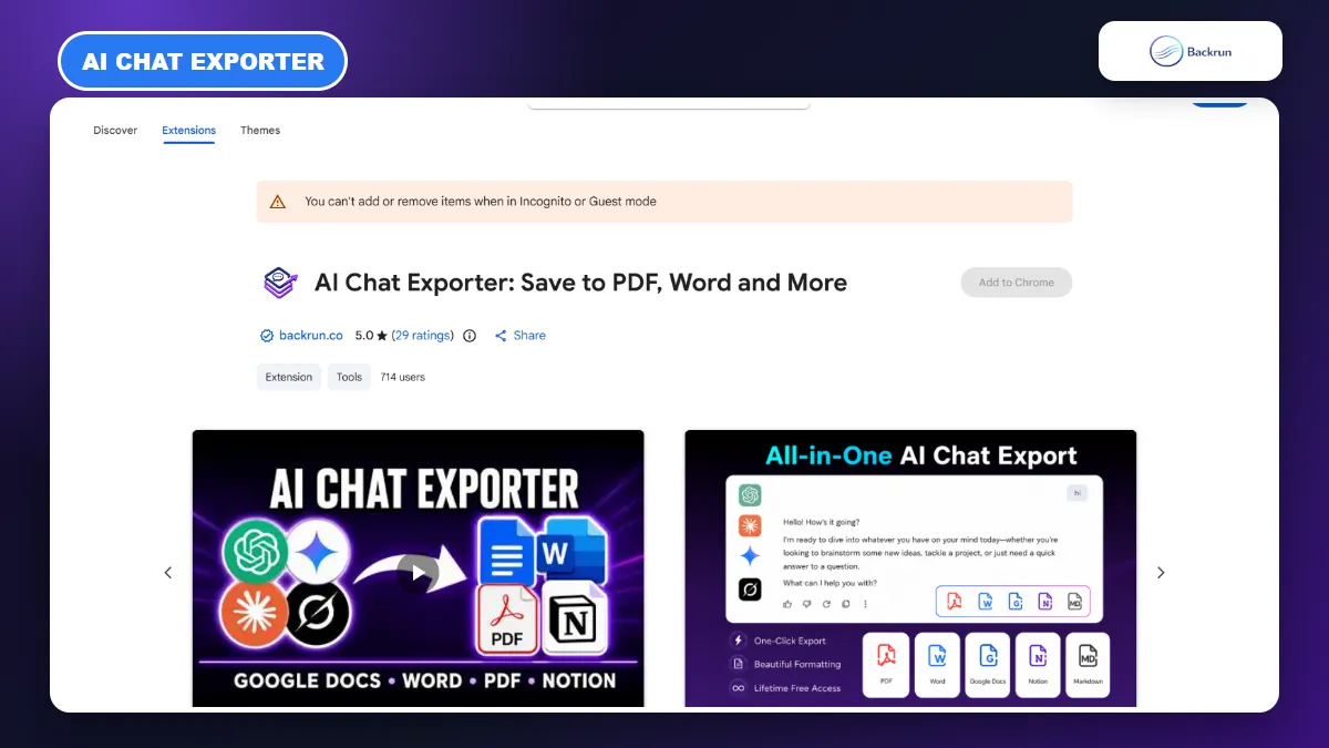 How to copy table from Grok AI to Word with AI Chat Exporter