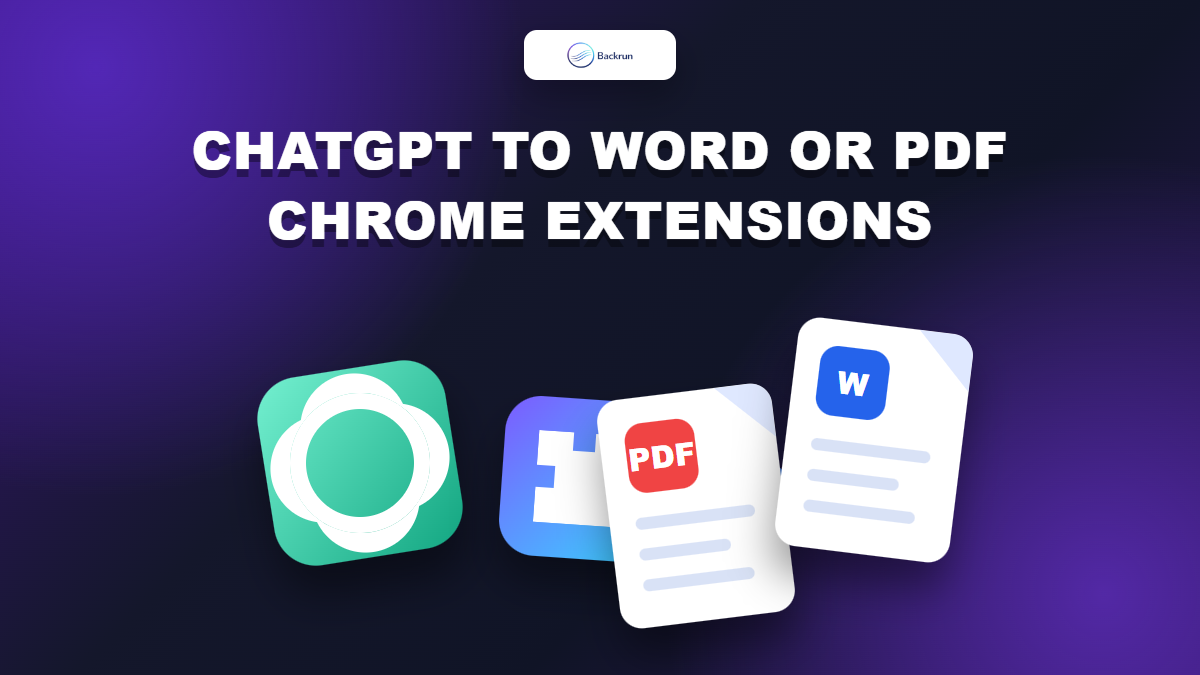 Best Chrome Extensions to Export ChatGPT to Word or PDF