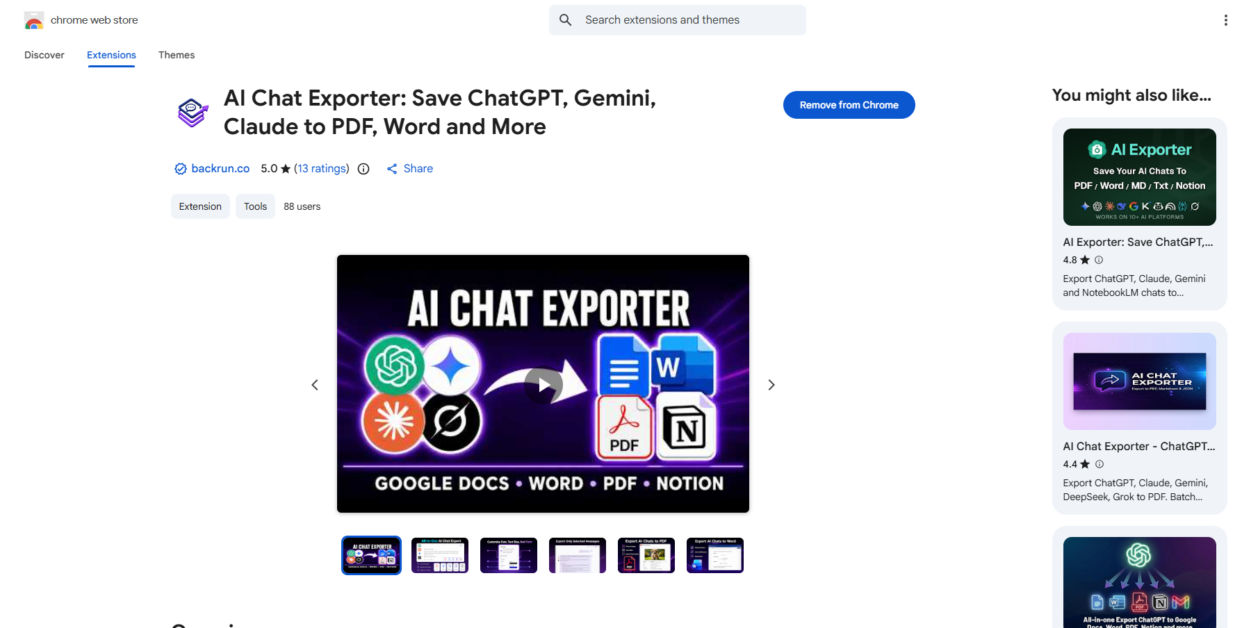 AI Chat Exporter