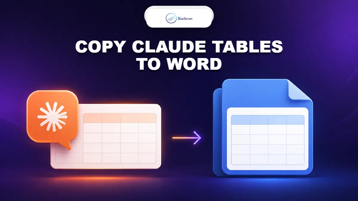 How to copy Tables from Claude AI to Word (2026)