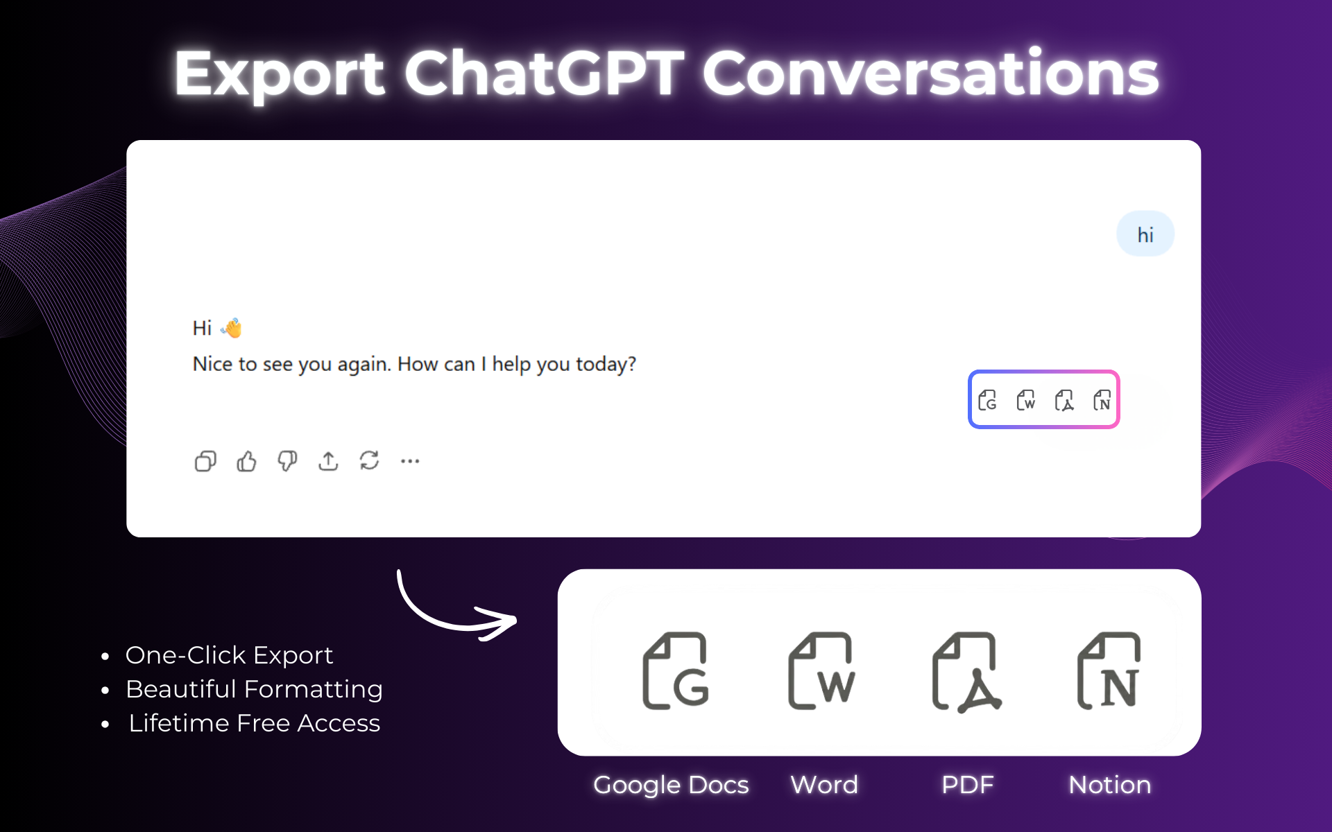 Exporting a full ChatGPT conversation to Word or PDF with the ChatGPT Exporter extension
