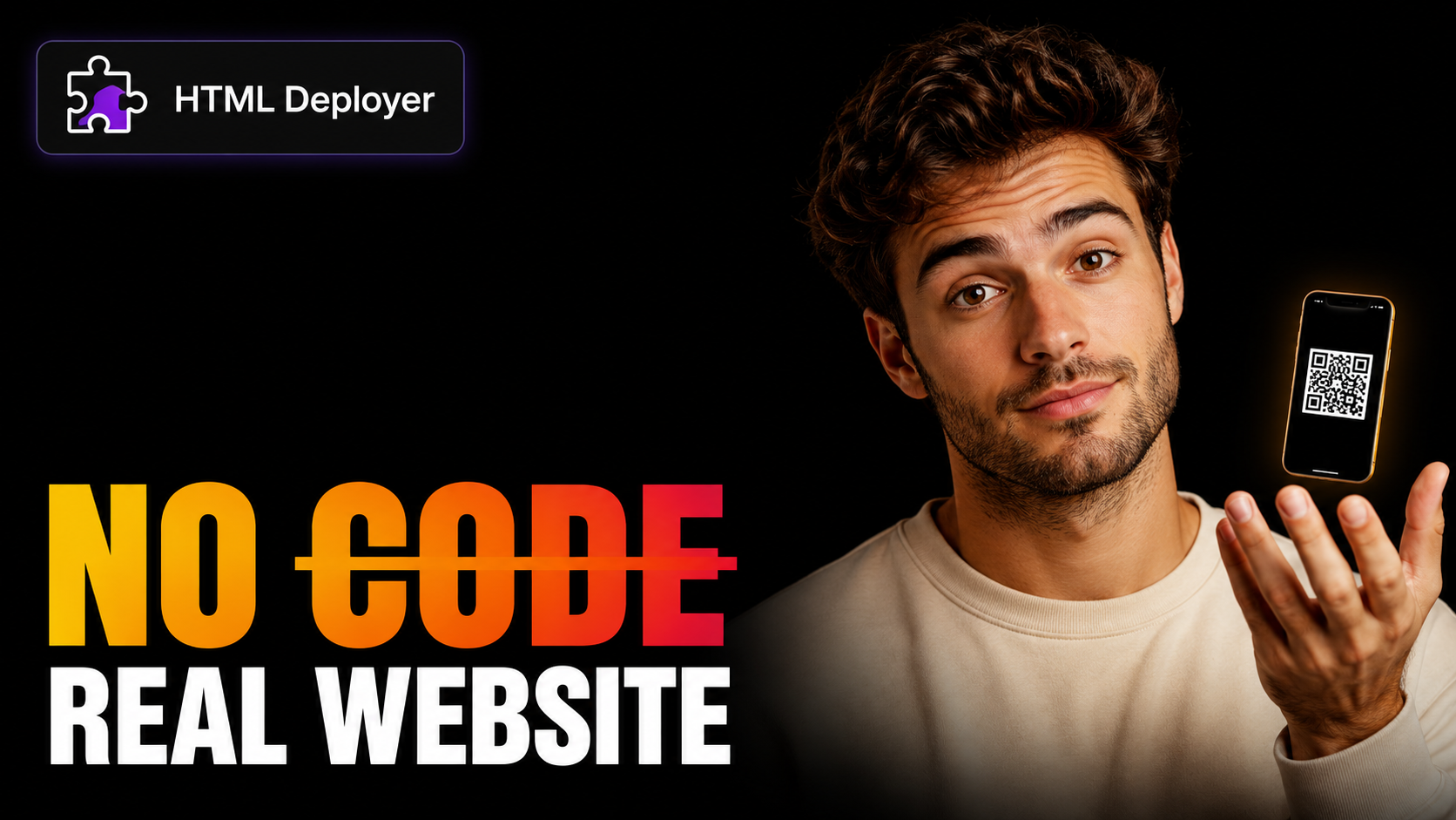 Video tutorial showing how to use HTML to Website to convert HTML to a live website